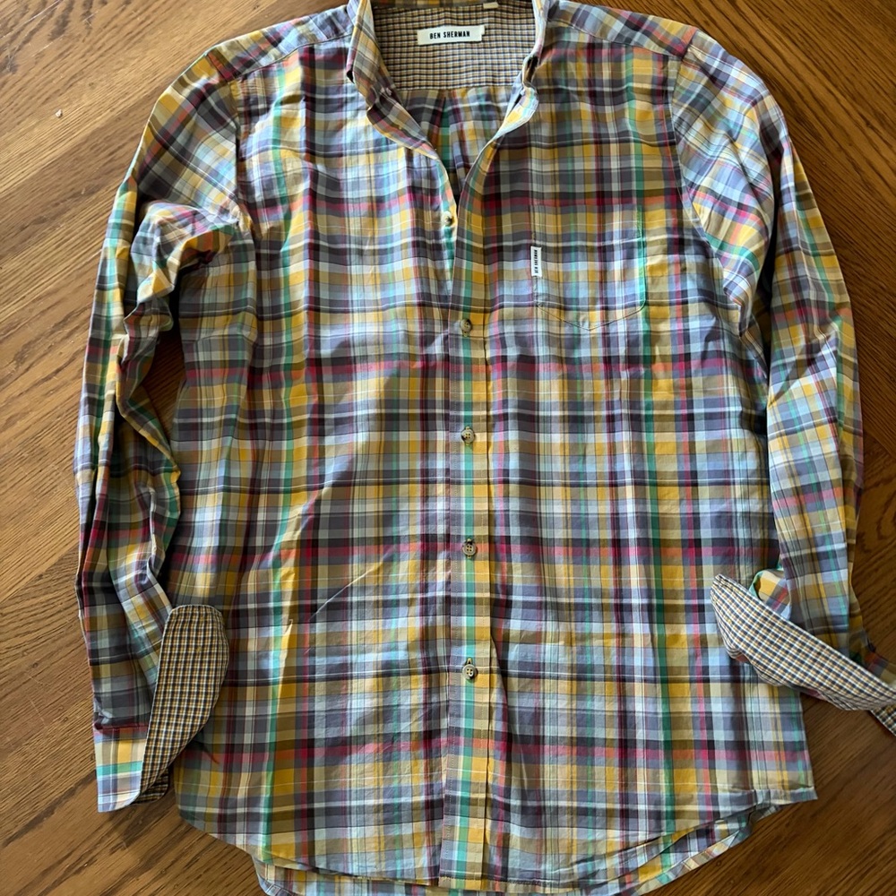 Ben Sherman Plaid Button Down Shirt